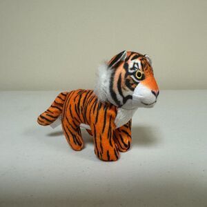 National Geographic Mcdonald's Toy Bengal Tiger Stuffed Animal 2018 Mini Small